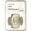 Image 1 : 1898-O $1 Morgan Silver Dollar Coin NGC MS63