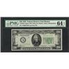 Image 1 : 1934 $20 Federal Reserve Note Boston Fr.2054-A PMG Choice Uncirculated 64EPQ