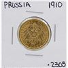 Image 1 : 1910-A Germany-Prussia 20 Marks Gold Coin