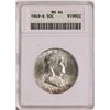 Image 1 : 1949-S Franklin Half Dollar Coin ANACS MS64
