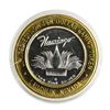 Image 1 : .999 Silver Flamingo Laughlin Nevada $10 Casino Limited Edition Gaming Token