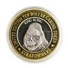 Image 1 : .999 Silver Stratosphere Las Vegas, Nevada $10 Casino Limited Edition Gaming Tok