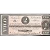 Image 1 : 1864 $2 Confederate States of America Note