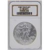 Image 1 : 2000 $1 American Silver Eagle Coin NGC MS69