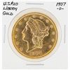 1907-S $20 Liberty Head Double Eagle Gold Coin