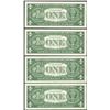 Image 2 : Lot of (4) 1957 $1 Silver Certificate STAR Notes