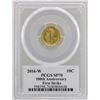 Image 2 : 2016-W 100th Anniversary Mercury Dime Gold Coin PCGS SP70