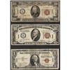 Image 1 : Lot of 1935A $1 & 1934A $10/$20 Silver Certificate WWII Emergency Hawaii Note