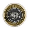 Image 1 : .999 Silver Treasure Island Las Vegas, Nevada $10 Casino Limited Edition Gaming