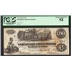 Image 1 : 1862 $100 Confederate States of America Note T-39 PCGS Choice About New 58