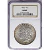 Image 1 : 1896 $1 Morgan Silver Dollar Coin NGC MS64