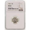 Image 1 : 1936 Mercury Dime Coin NGC MS66