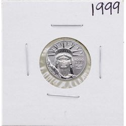 1999 $10 Platinum American Eagle 1/10 oz Coin
