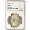 Image 1 : 1884-O $1 Morgan Silver Dollar Coin NGC MS64