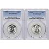 Image 1 : Lot of 1950 & 1952-S Washington Silver Quarter Coins PCGS MS65