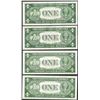 Image 2 : Lot of (4) 1935 $1 Silver Certificate Notes