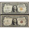 Image 1 : Lot of 1935A $1 Silver Certificate WWII Emergency Hawaii & North Africa Note