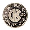 Image 1 : Casino Knokke Belgie 14.1 gram .925 Sterling Silver Gaming Token