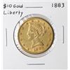 Image 1 : 1883 $10 Liberty Head Eagle Gold Coin