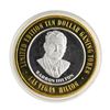 Image 1 : .999 Silver Hilton Las Vegas, Nevada $10 Casino Limited Edition Gaming Token