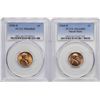 Image 1 : Lot of 1958-D & 1960-D Small Date Lincoln Wheat Cent Coins PCGS MS66RD