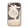 Image 1 : 1975 Happy New Year Madison Mint 1 oz .999 Fine Silver Art Bar