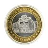 Image 2 : .999 Silver Sam Boyd's Fremont Hotel $10 Casino Limited Edition Gaming Token