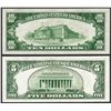 Image 2 : Lot of 1934D $5 & 1934A $10 Federal Reserve Notes