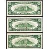 Image 2 : Lot of (3) 1934C $10 Silver Certificate Notes