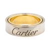 Image 1 : Cartier 18KT White and Yellow Gold Secret Love Ring