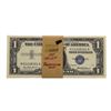 Image 1 : Pack of (100) Consecutive 1957 $1 Silver Certificate Notes