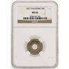 Image 1 : 1927 Palestine 5 Mil Coin NGC MS62