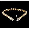 Image 4 : 3.20 ctw Diamond Bracelet - 14KT Tri Color Gold