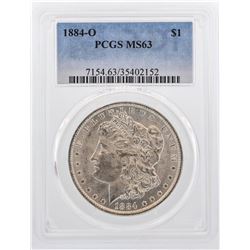 1884-O $1 Morgan Silver Dollar Coin PCGS MS63