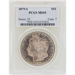1879-S $1 Morgan Silver Dollar Coin PCGS MS65