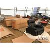 Image 2 : SOFA WITH DROP DOWN TABLE, LOVESEAT & GLIDER CHAIR