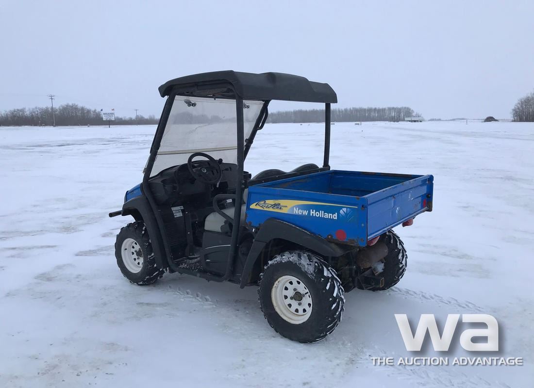 2003 NEW HOLLAND RUSTLER 115 SIDE BY SIDE ATV - Weaver Bros. Auctions Ltd.