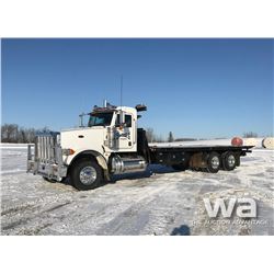 2011 PETERBILT 367 T/A ROLL OFF DECK TRUCK