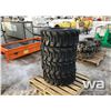 Image 1 : (4) 12-16.5 NHS SKID STEER TIRES