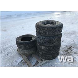 (4) 265/70R17 STUDDED TIRES & RIMS