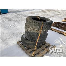 (4) MISC. TRUCK TIRES