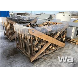 PALLET OF SPLIT POPLAR FIREWOOD