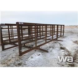 (2) FREESTANDING LIVESTOCK PANELS
