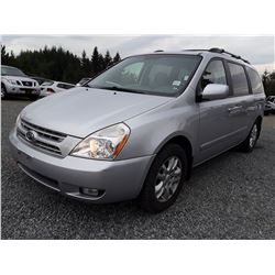 H4 -- 2008 Kia Sedona EX , Silver ,137024  KM's