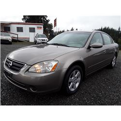 K1 --  2004 Nissan Altima , Brown , 211864  KM's