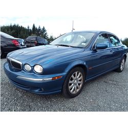B6 --  2002 Jaguar X-Type , Black , 164029  KM's