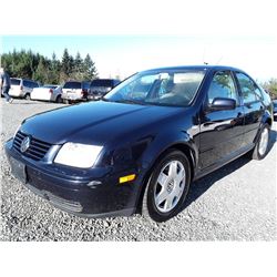 D6 --  2000 VW Jetta  GLS , Blue , 257028  KM's
