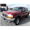 Image 1 : H1 --  2000 Ford Ranger , Red , 234391  KM's