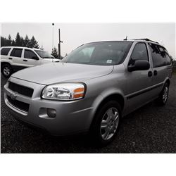G6 --  2009 Chevrolet Uplander LS , Grey , Unknown  KM's