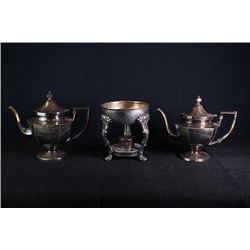 A Set of European Style Copper Tableware.